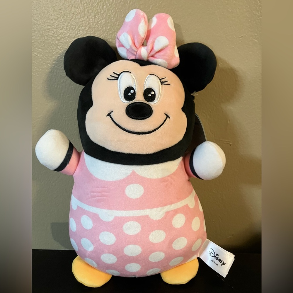 Squishmallows Kellytoy Plush Disney Hug Mees Minnie Mouse 10" New with Tag